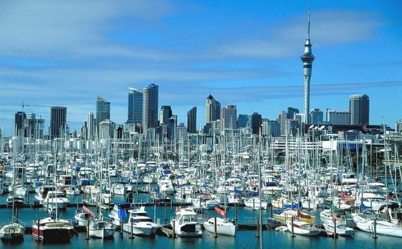Город Окленд в Новой Зеландии
