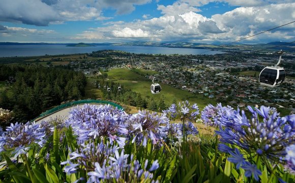 Rotorua, a town on New