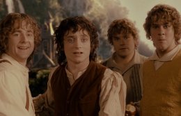 Четыре закадычных хоббита./фото: frodoforever.com Четыре закадычных хоббита./фото: frodoforever.com